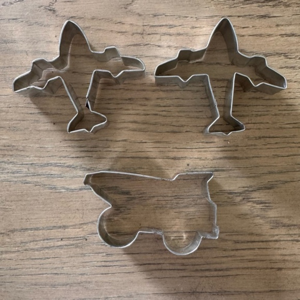 Airplane and Truck Cookie Cutters